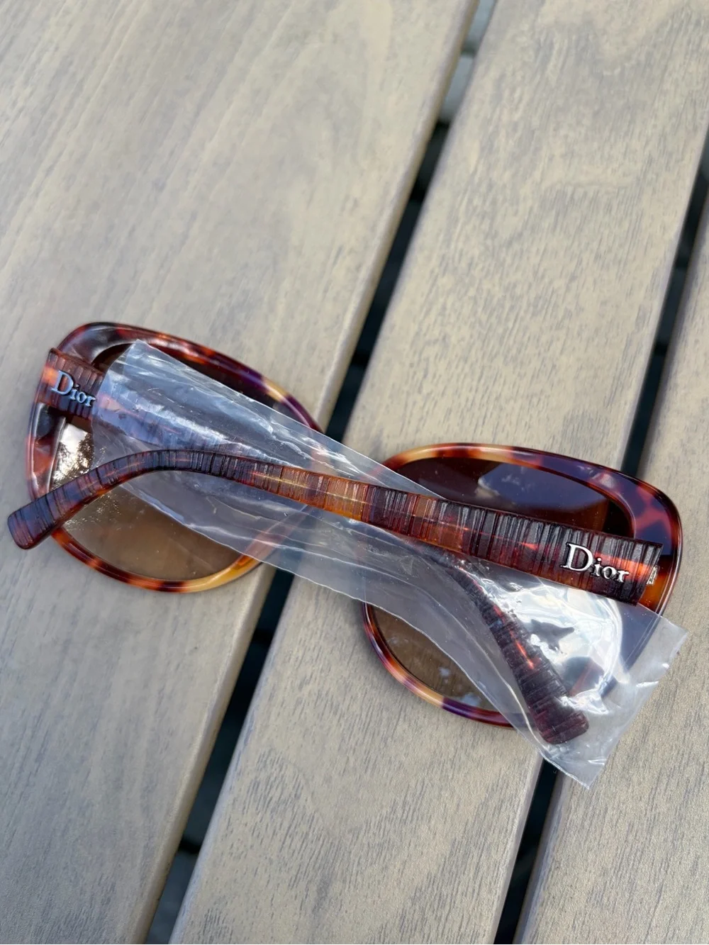 Dior Tortoise Shell Sunglasses - Brown and Amber